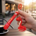 Cute Cartoon Snake Keychain (1 Pc) - Image 3