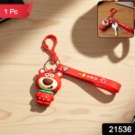 Cute Cartoon Bear Figure Keychain (1 Pc) - Image 2