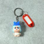 Cute Cartoon Baby Character Keychain with Label Tag Holder (1 Pc) - Image 8