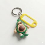 Cute Avocado Cartoon Character Keychain (1 Pc) - Image 5