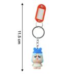 Cute Cartoon Baby Character Keychain with Label Tag Holder (1 Pc) - Image 6