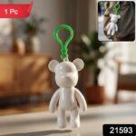 Cute Bear Shape Decorative Keychain (1 Pc) - Image 2