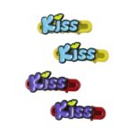 Decorative “Kiss” Text Hair Clip Set (4 Pc) - Image 5