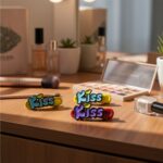 Decorative “Kiss” Text Hair Clip Set (4 Pc) - Image 8