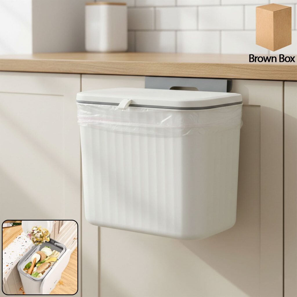 Stylish Plastic Kitchen Dustbin