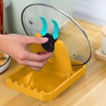 Multipurpose Kitchen Lid & Spoon Holder Stand (1 Pc) - Image 3
