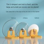 Multipurpose Kitchen Lid & Spoon Holder Stand (1 Pc) - Image 9