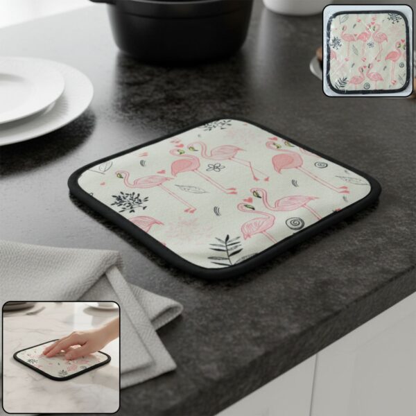 Printed Kitchen Pot Holder Heat Resistant Mat