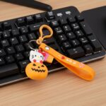 Cute Cartoon Kitty Pumpkin Keychain (1 Pc) - Image 7