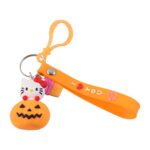 Cute Cartoon Kitty Pumpkin Keychain (1 Pc) - Image 4