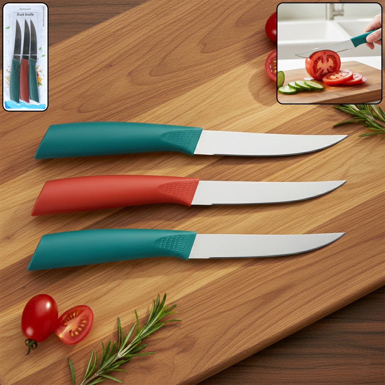 Multipurpose Stainless Steel Fruit Knife Set