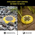 Solar Garden Decorative LED Ground Lights (2 Pc Set) - Image 7