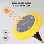 Solar Garden Decorative LED Ground Lights (2 Pc Set) - Image 6