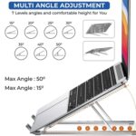Foldable Adjustable Laptop Stand for Desk and Table Use - Image 4