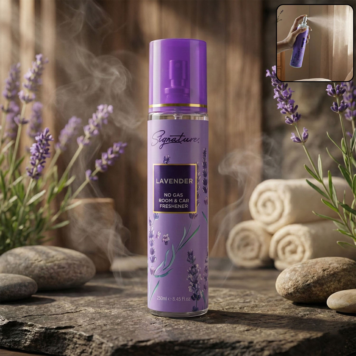 Lavender No Gas Room and Car Freshener Spray