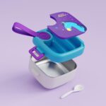 Kids Cartoon Lunch Box - (1 Set) - Image 4