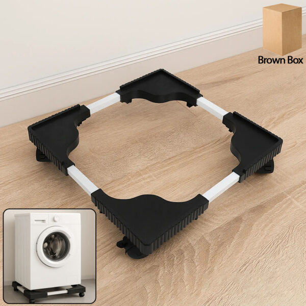 Adjustable Heavy-Duty Stand for Washing Machines and Refrigerators