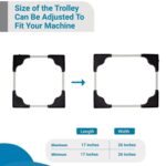 Adjustable Washing Machine & Refrigerator Stand (67×67 cm ,1 Pc) - Image 7