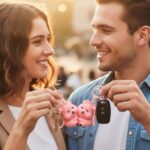 Cute Couple Bear Shape 2-in-1 Keychain Set (2 Pieces Set) - Image 3