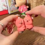 Cute Couple Bear Shape 2-in-1 Keychain Set (2 Pieces Set) - Image 4