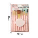 9-in-1 Professional Makeup Brush Set (1 Set) - Image 6