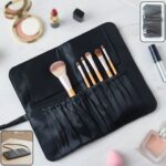 Premium Foldable Makeup Brush Organizer Bag
