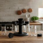 8 in 1 Revolving Plastic Spice Rack Set with Rotating Stand - Image 3