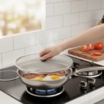 Stainless Steel Fine Mesh Food Net Cover Lid – 8 Inch - Image 3