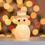Snowman-Shaped Decorative LED Night Lamp (1 Pc) - Image 9