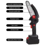 Cordless Mini Electric Chainsaw with Rechargeable Battery (1 Set) - Image 11