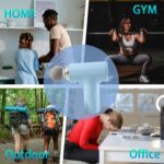 Electric Vibrating Massage Gun with Multiple Interchangeable Heads - Image 4