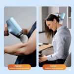 Electric Vibrating Massage Gun with Multiple Interchangeable Heads - Image 9