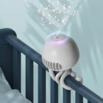 Rechargeable Handheld Mini Projector Fan (1 Pc) - Image 5