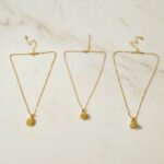 Elegant Gold Finish Floral & Traditional Pendant Necklace (1 Pc, Mix Design) - Image 6