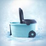 Steel Jari Bucket Mop Set with Microfiber Spin Mop (1 Set) - Image 8