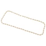 Elegant Pearl Beaded Necklace with Golden Chain Accents (1 Pc) - Image 5