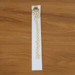 Elegant Pearl Beaded Necklace with Golden Chain Accents (1 Pc) - Image 7