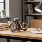 Motorcycle Alarm Clock, Motor Table Clock for Home Decor (1 Pc) - Image 7