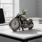 Motorcycle Alarm Clock, Motor Table Clock for Home Decor (1 Pc) - Image 8