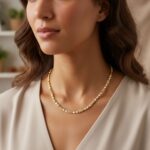 Gold-Tone Designer Chain Necklace (1 Pc) - Image 4