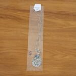 Antique Silver-Tone Peacock Design Oxidized Pendant Necklace (1 Pc) - Image 7