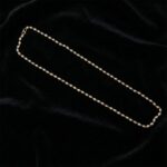 Elegant Pearl Beaded Long Necklace with Gold-Tone Link Chain (1Pc) - Image 6