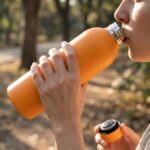 Stainless Steel Double Wall Vacuum-Insulated Drink Water (Orange / 500 ML Approx) - Image 4