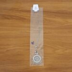 Oxidized Silver Finish Round Sunburst Pendant Necklace (1 Pc) - Image 7