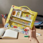 Premium Cartoon Printed Pencil Box Stationery Set (1 Pc) - Image 3