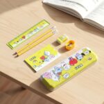 Premium Cartoon Printed Pencil Box Stationery Set (1 Pc) - Image 7