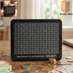 Reusable Savings Tracker Money Box with Printed Goal Chart