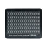 Reusable Money Saving Piggy Bank with Black Gel Pen (15 × 19 cm, 1 Pc) - Image 5