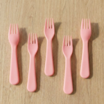 Plastic Fork Spoon,  Baby Fork Spoon Dessert Spoon (5pc set) - Image 7