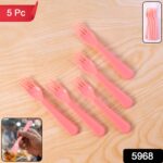 Plastic Fork Spoon,  Baby Fork Spoon Dessert Spoon (5pc set) - Image 2